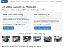 Tablet Screenshot of mbspecialist.de
